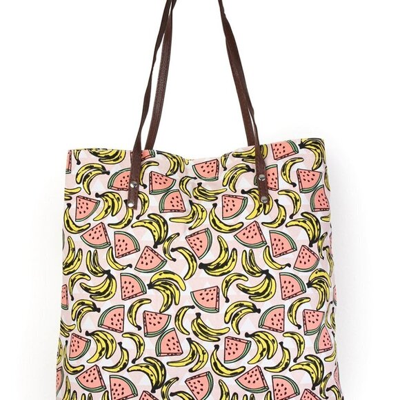 Fruit Print Canvas Tote Bag 🍉 - Picture 6 of 6